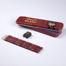 imagen 5 de set de papelería escolar harry potter gryffindor