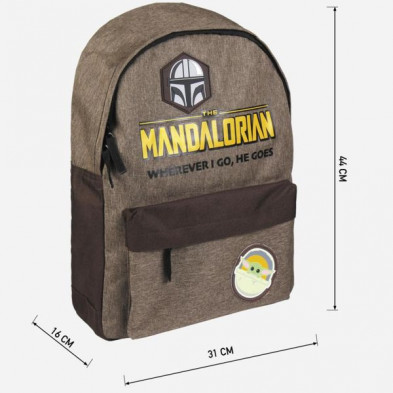 imagen 2 de mochila casual moda asas the mandalorian