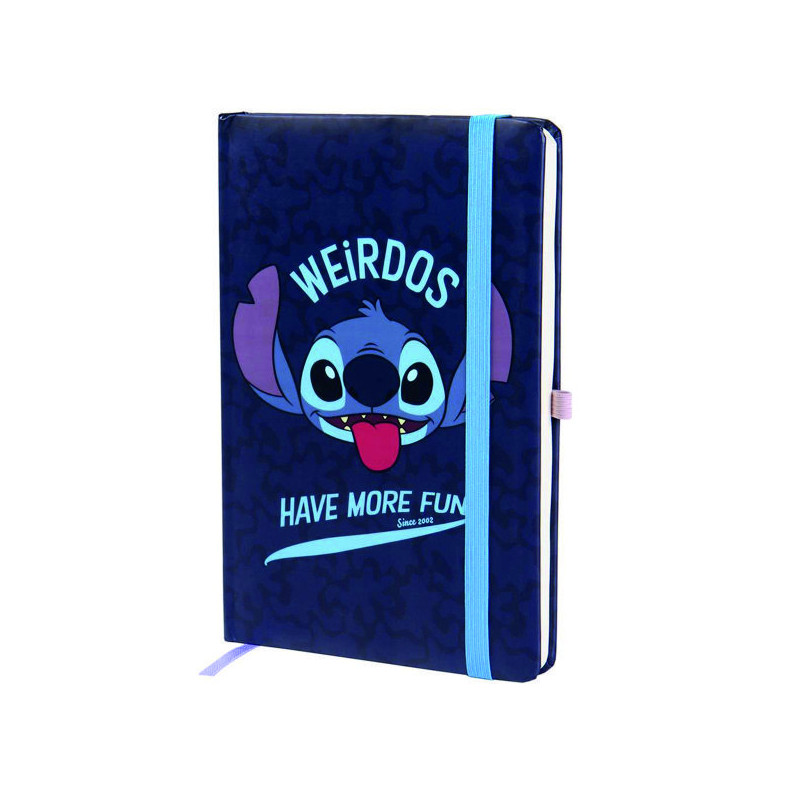 COFFRET - DISNEY, Stitch - Notebook A5 + Stylo Azul • POP'IZ