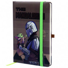 Imagen cuaderno a5 the mandalorian star wars