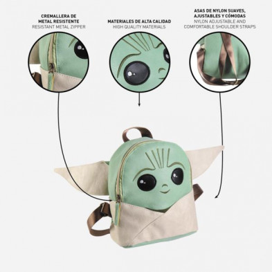 imagen 3 de mochila casual moda the mandalorian the child