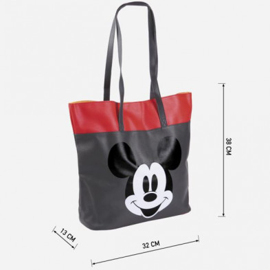 imagen 2 de bolso asas polipiel mickey mouse disney