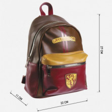 imagen 2 de mochila moda polipiel harry potter 22x27x12.5cm