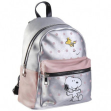 Imagen mochila casual polipiel snoopy 27cm