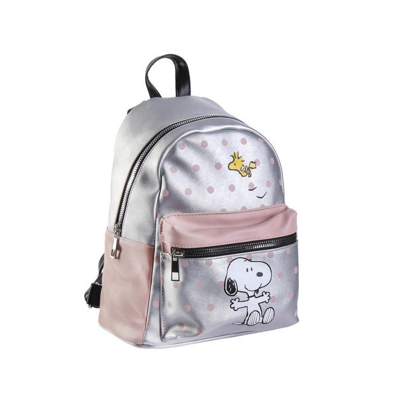Imagen mochila casual polipiel snoopy 27cm
