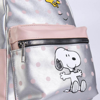 imagen 4 de mochila casual polipiel snoopy 27cm
