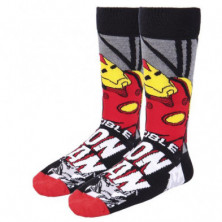 imagen 1 de calcetines marvel 3 piezas talla única 40-46 box