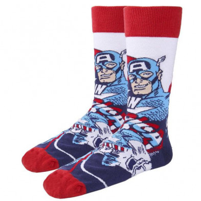 imagen 2 de calcetines marvel 3 piezas talla única 40-46 box