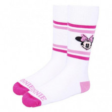 imagen 2 de pack 3 piezas calcetines minnie mouse t. 36-41