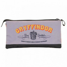 imagen 1 de portatodo triple harry potter gryffindor 23x11x10c