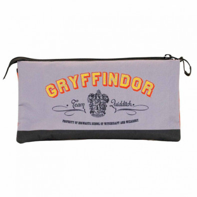 imagen 1 de portatodo triple harry potter gryffindor 23x11x10c