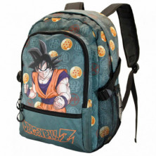 Imagen mochila dragon ball strenght   31x44x18cm