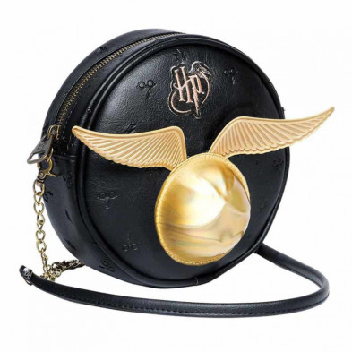 imagen 1 de bolso redondo harry potter wings 18.5x18.5x6cm