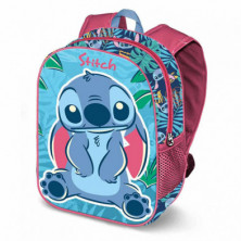 Imagen mochila 3d lilo y stitch preescolar 26x31x11cm