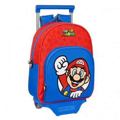 Imagen mochila carro super mario 34cm