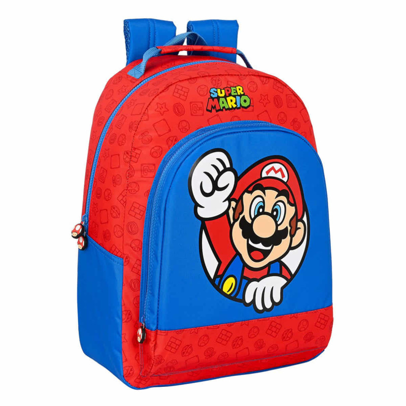 Imagen mochila adaptable carro  super mario 42cm