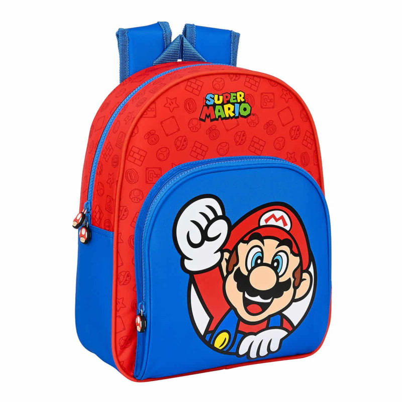 Imagen mochila infantil super mario 34cm