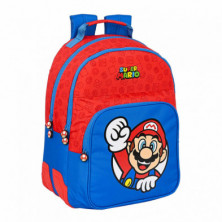 Imagen mochila doble super mario 42cm adaptable carro