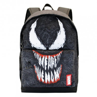 imagen 1 de mochila venom negro 32x44x17cm