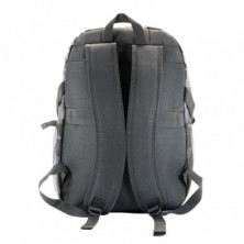 imagen 2 de mochila nasa fight  camo 31x44x18cm