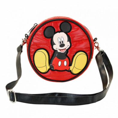 Imagen bolso redondo mickey mouse shoes 18.5x5cm