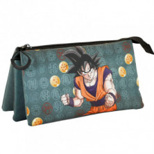 Imagen estuche triple dragon ball strenght 11x23x7cm