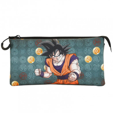 imagen 1 de estuche triple dragon ball strenght 11x23x7cm