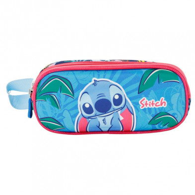 imagen 1 de estuche doble lilo y stitch leaves 22x9.5x8cm