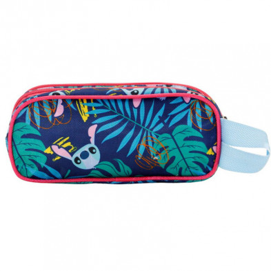 imagen 2 de estuche doble lilo y stitch leaves 22x9.5x8cm