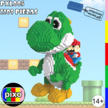 imagen 2 de figura yoshi pxl005 mario bros