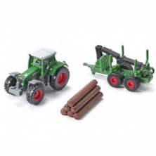 imagen 1 de tractor con remolque forestal 147x39x58mm