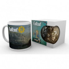 imagen 2 de taza fallout 76 dawn