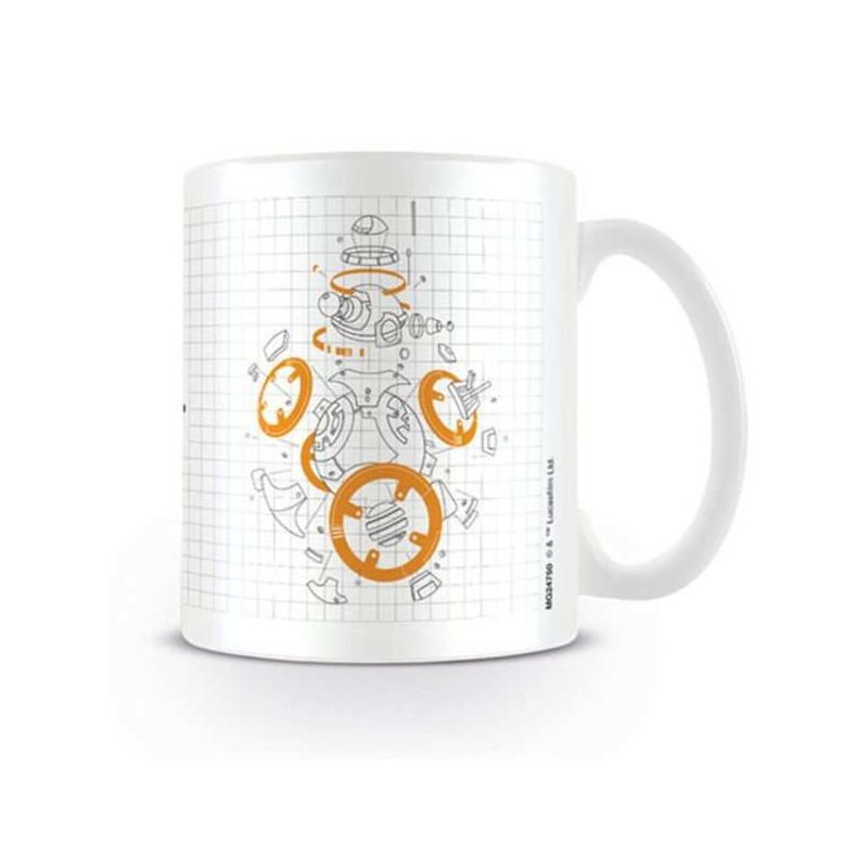 Imagen taza star wars bb8 los ultimos jedi