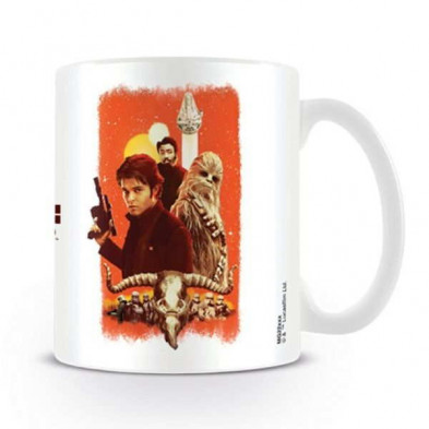 Imagen taza star wars han solo amigos y enemigos