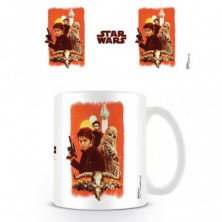 imagen 1 de taza star wars han solo amigos y enemigos