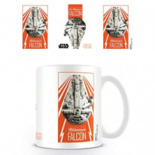 imagen 1 de taza star wars halcon milenario han solo