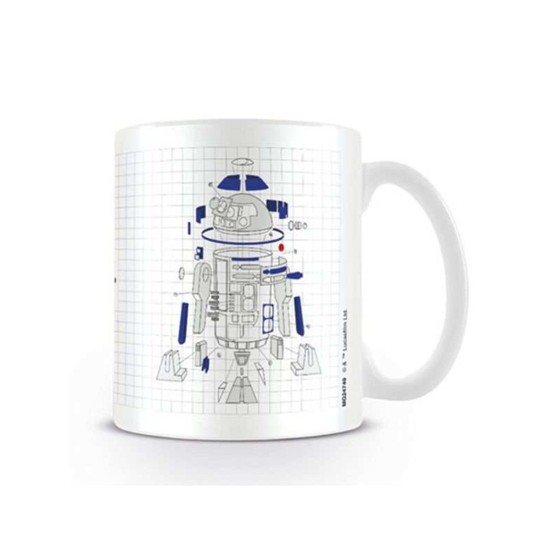 Imagen taza star wars r2d2 los ultimos jedi