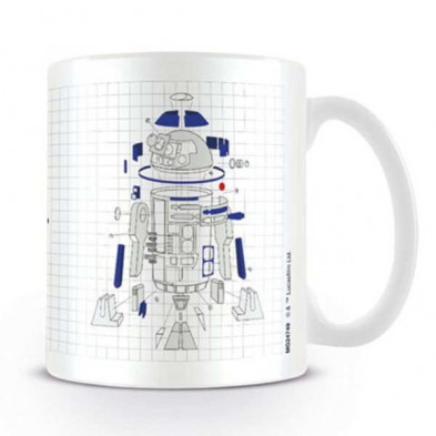 Imagen taza star wars r2d2 los ultimos jedi