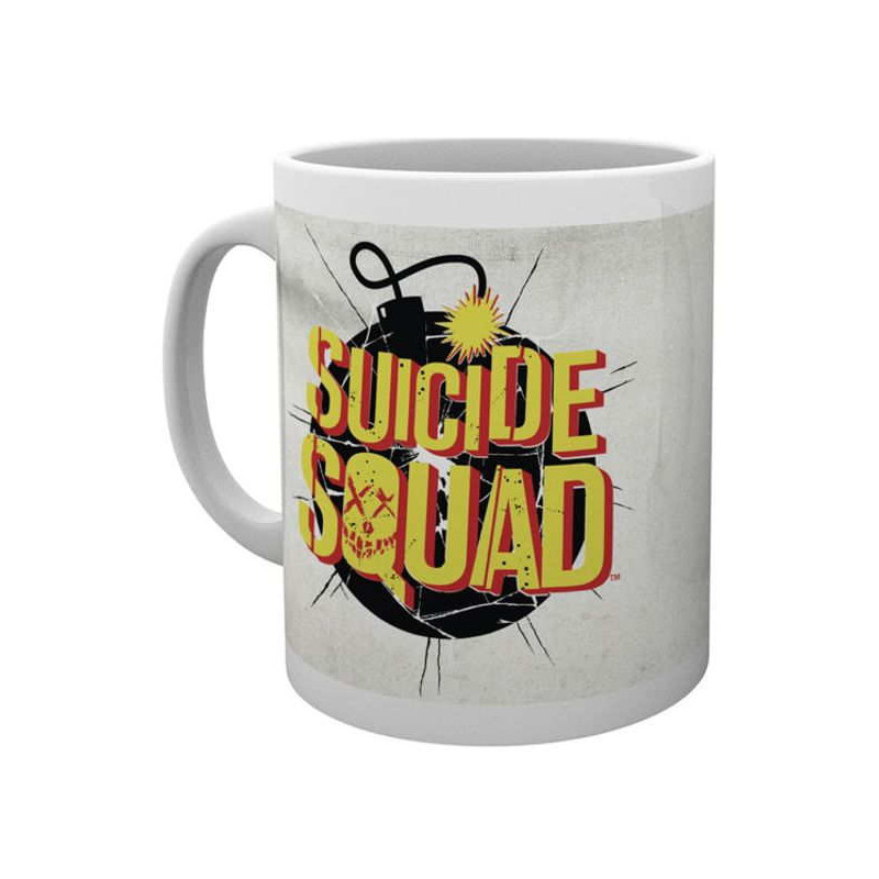 Imagen taza escuadron suicida bomba dc comics