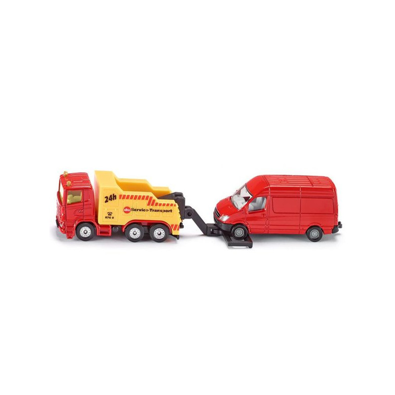 Imagen camion de remolque a rebocar
