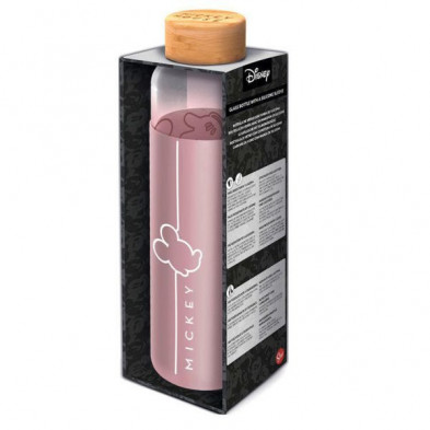 Imagen botella vidrio bambu mickey 585ml Imagen botella vidrio bambu mickey 585ml