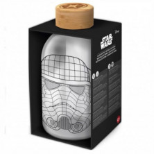 Imagen botella vidrio bambu star wars 620ml