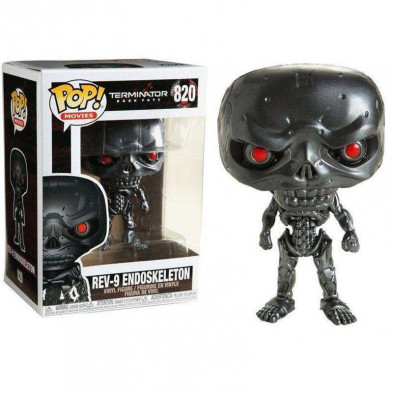 imagen 2 de funko pop rev 9 endoskeleton nº 820 terminator