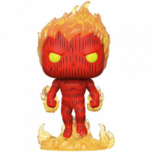 Imagen funko pop human torch nº 559 fantastic four