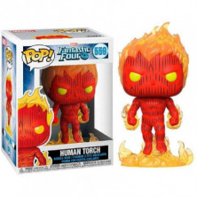 imagen 1 de funko pop human torch nº 559 fantastic four