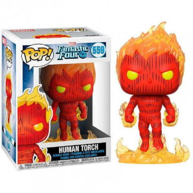 imagen 1 de funko pop human torch nº 559 fantastic four