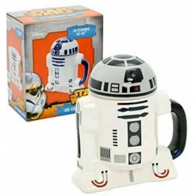 imagen 1 de taza r2d2 con tapa star wars