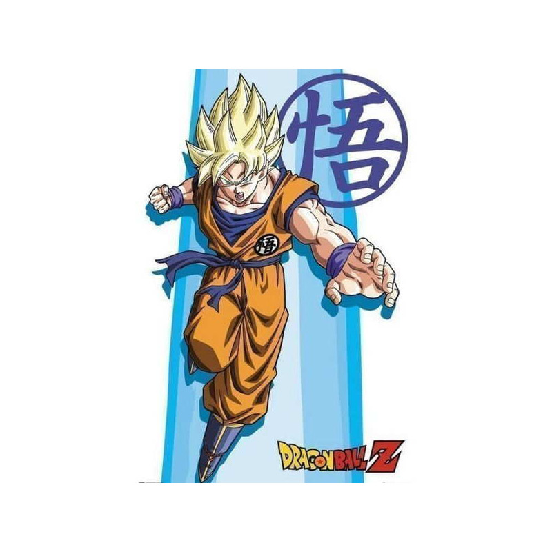 Imagen poster dragon ball z ss goku