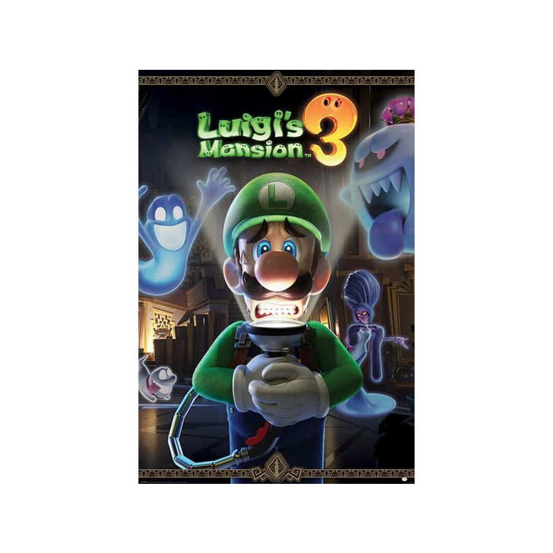 Imagen poster nintendo luigis mansion you are in