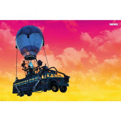 Imagen poster fortnite battle bus